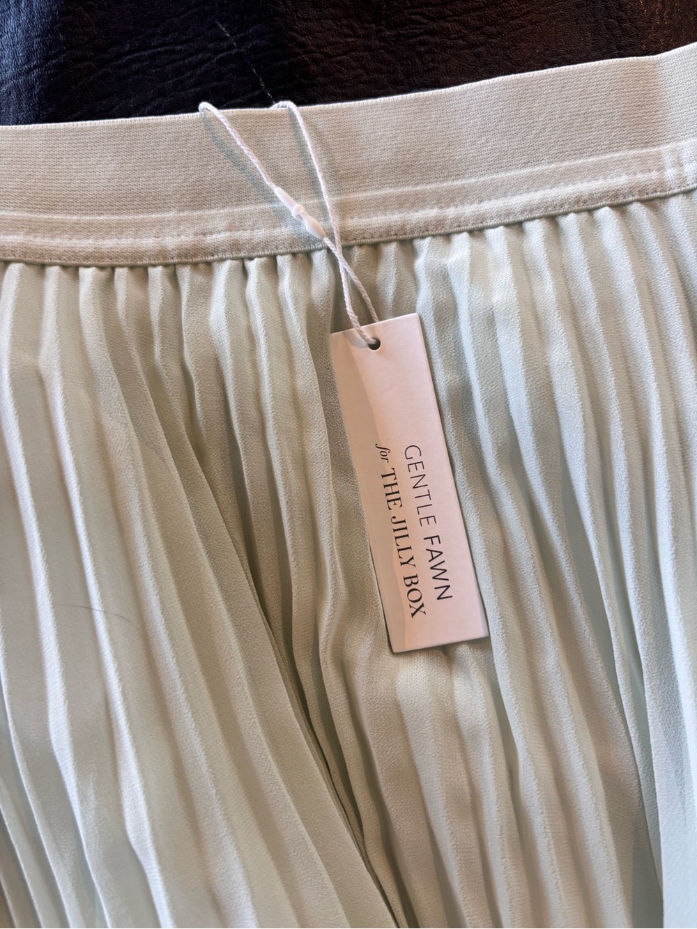 Gentle Fawn Mint Green Pleated Skater Skirt - Picture 2 of 3